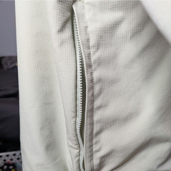 FLX Mint Green Open Front Quilted Knit Long Athleisure Cardigan - Size Medium - Picture 6 of 10